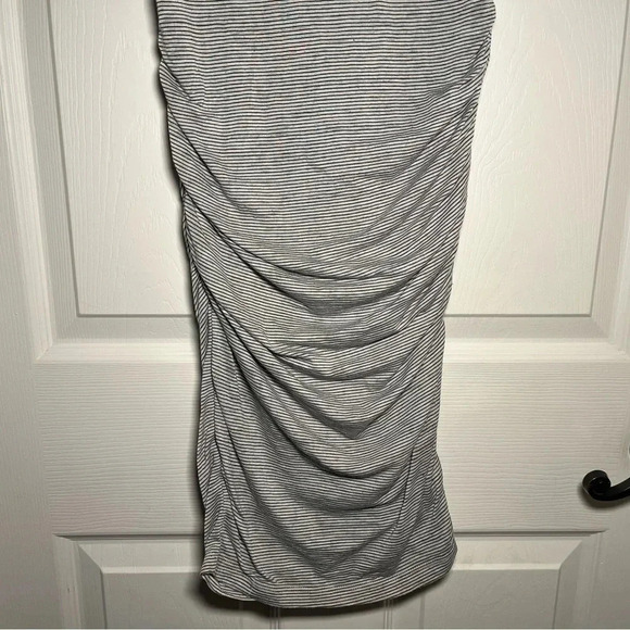 Rip Curl Size X Small Stripe High Tide Rib Midi Dress - Picture 5 of 9